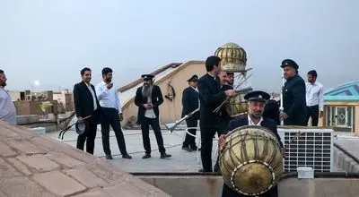 همزمانی نقاره‌زنی‌ در ‌حرم ‌رضوی با مقابله پدافندی + فیلم