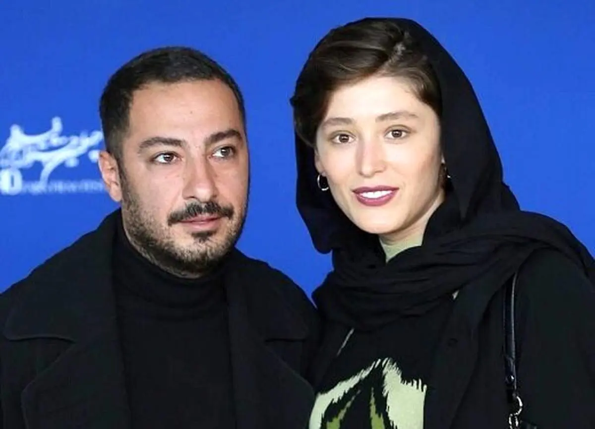 نوید محمدزاده و فرشته حسینی در اکران مردمی فیلم "بی سر و صدا"