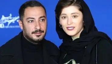 تصویر جالبی از نوید محمدزاده و همسرش در پشت صحنه سریال جنگل آسفالت