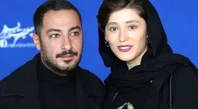 نوید محمدزاده و فرشته حسینی در اکران مردمی فیلم "بی سر و صدا"
