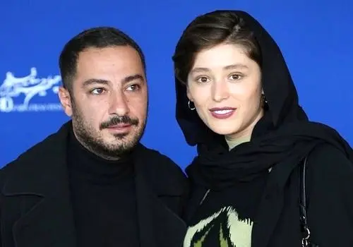 تصویر جالبی از نوید محمدزاده و همسرش در پشت صحنه سریال جنگل آسفالت