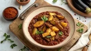 طرز تهیه واویشکا بادمجان با گوشت چرخ‌کرده؛ غذای خوشمزه و خانگی