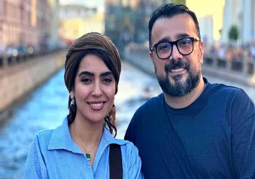همسر سپند امیرسلیمانی، خواهرشوهرش را سوپرایز کرد+ عکس