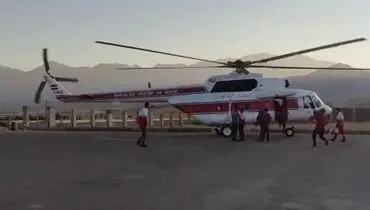  اولین تصویر از محل سقوط بالگرد هلال احمر در اشترانکوه لرستان+ فیلم