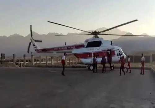 اولین تصاویر از سقوط ۲ بالگرد در آمریکا +فیلم