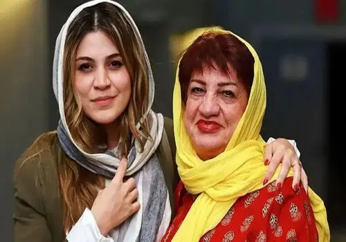 تصویر گرم مادر و دختری؛ ناهید مسلمی و شیدا خلیق