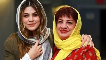 تصویر گرم مادر و دختری؛ ناهید مسلمی و شیدا خلیق