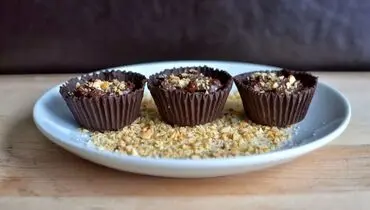 عصرونه امروز: طرز تهیه کاپ شکلات و فندق خانگی