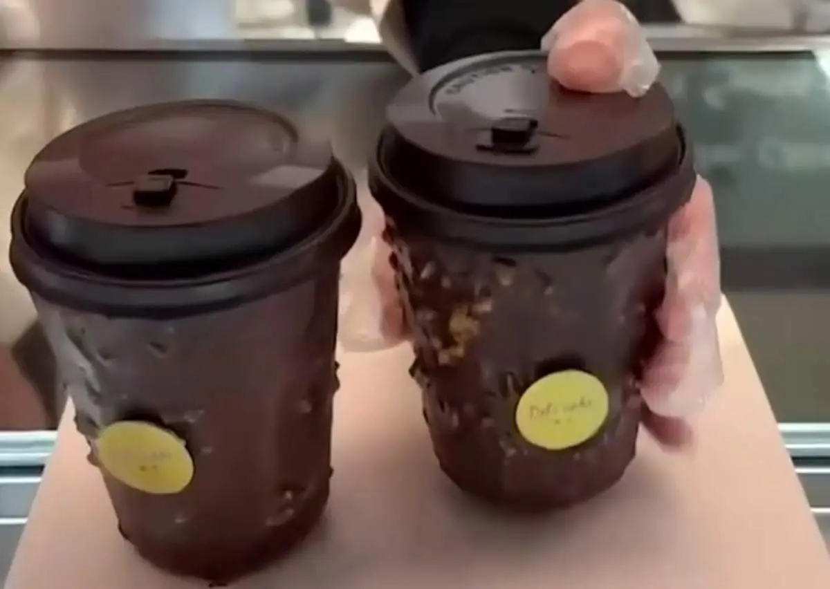 لیوان‌های شکلاتی ژاپنی‌ها سوژه شد + ویدئو