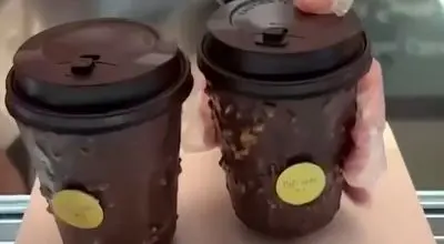 لیوان‌های شکلاتی ژاپنی‌ها سوژه شد + ویدئو