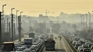کیفیت هوای تهران در وضعیت هشدار