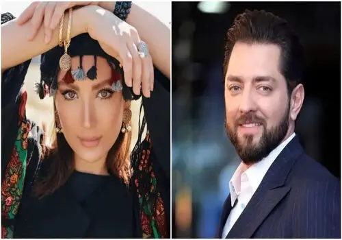تیپ پاییزی همسر بهرام رادان در خانه لوکسش