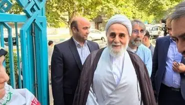 ناطق نوری در حسینیه ارشاد رای داد+ فیلم