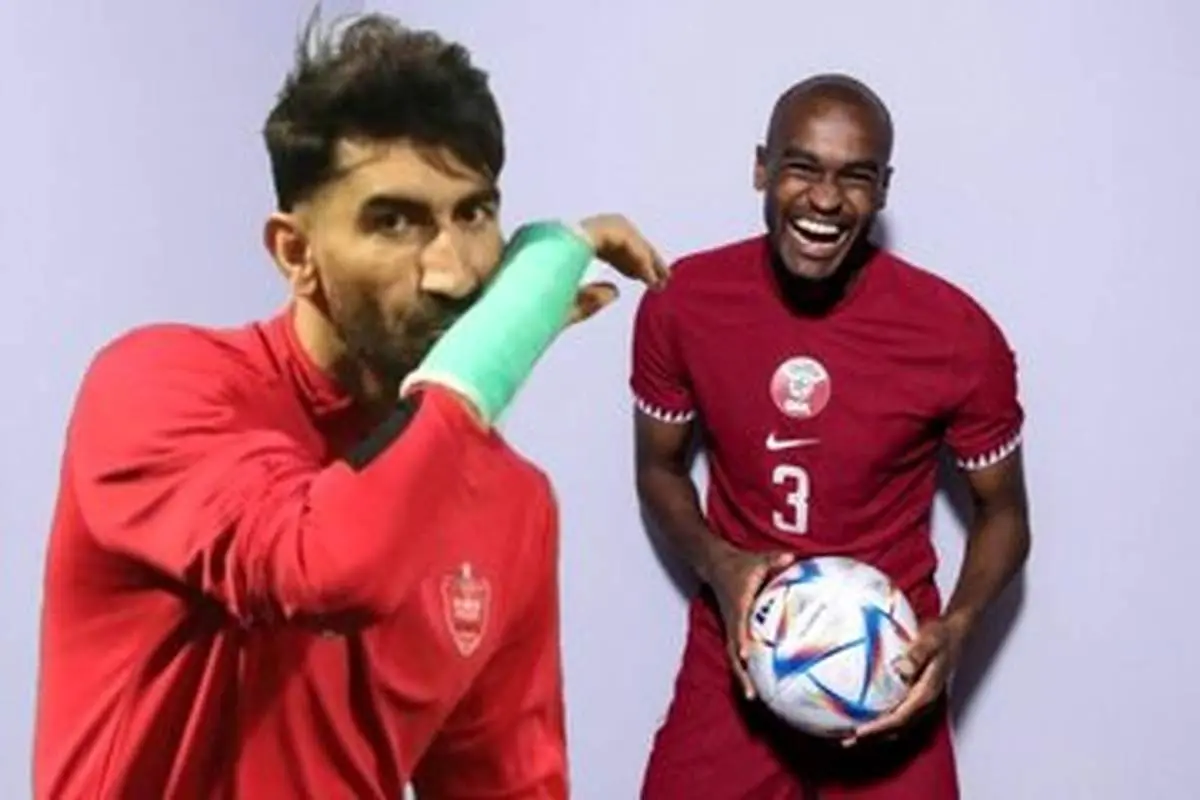 سنگ تمام ستاره قطری پرسپولیس برای علی بیرو+ عکس