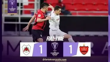 خلاصه بازی الریان 1 - پرسپولیس 1 + فیلم