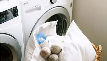 چطور بالش را در ماشین لباسشویی بشوییم؟