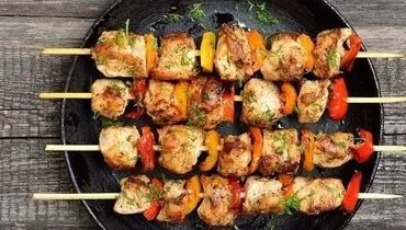 طرز تهیه جوجه کباب چوبی