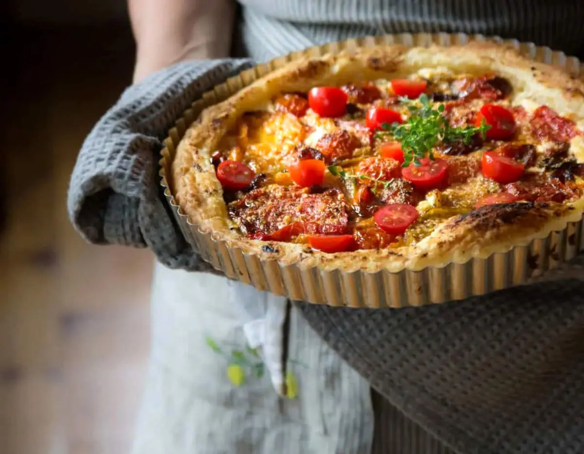 آموزش تهیه تارت گوجه فرنگی به سبک ایتالیایی