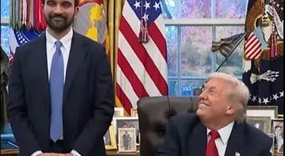 ممدانی کنار ترامپ او را فاشیست نامید و خندیدند! + فیلم