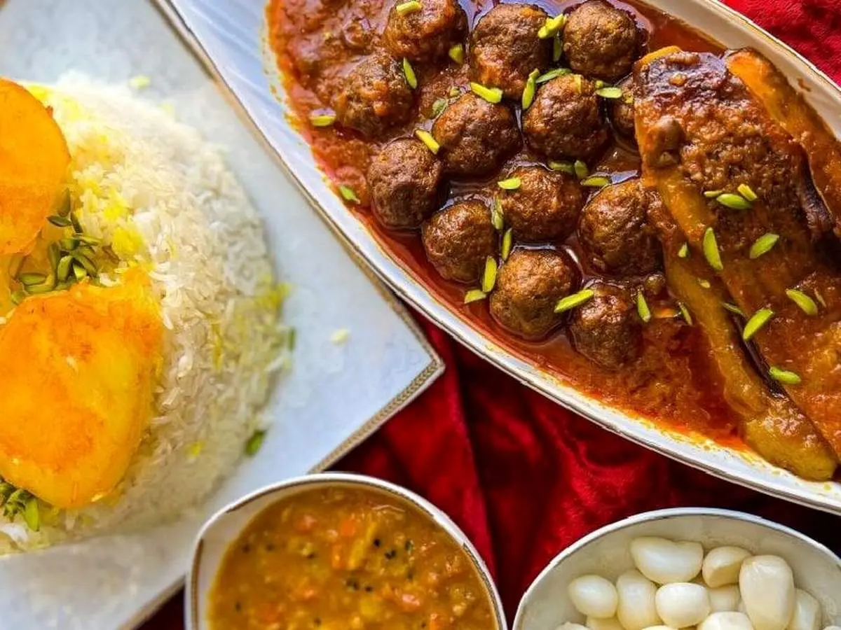 طرز تهیه مشته بادمجان