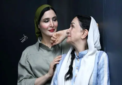 ساده و دوست‌داشتنی: قاب مادر دختری گلاب آدینه و نورا هاشمی با زیبایی نچرال!