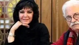 اشک‌های فرزانه کابلی به یاد همسرش هادی مرزبان/ویدیو