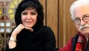 اشک‌های فرزانه کابلی به یاد همسرش هادی مرزبان/ویدیو