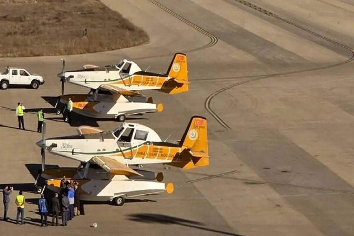 ورود هواپیماهای آب‌پاش ترکیه به ایران