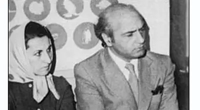 عکس عروسی «علی شریعتی و پوران شریعت رضوی» سال 1337