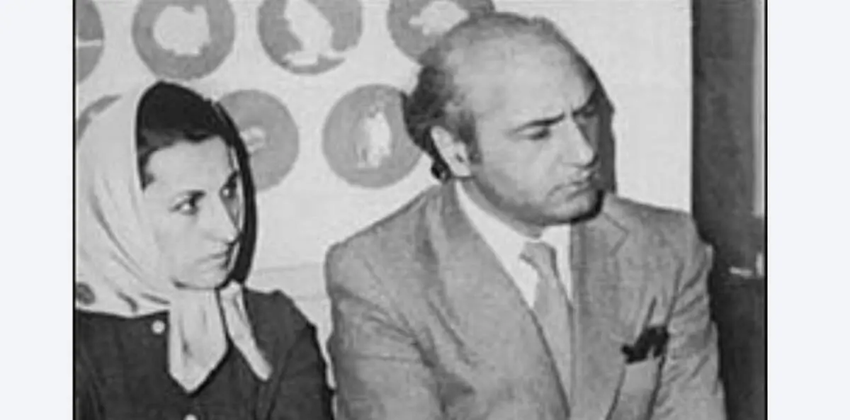 عکس عروسی «علی شریعتی و پوران شریعت رضوی» سال 1337