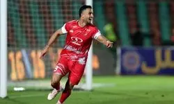 گل اول پرسپولیس به مس رفسنجان + فیلم