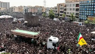 افشاگری روزنامه نگار انگلیسی از مراسم تشییع پیکر رئیس جمهور+ عکس
