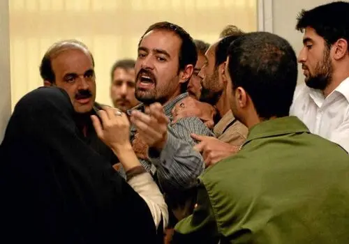 فتوشات هایی از شهاب حسینی در نشست خبری فیلم رها