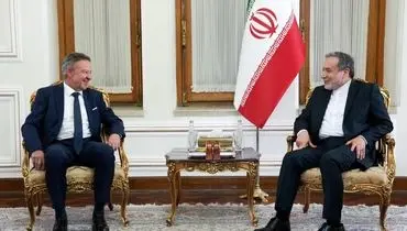  خداحافظی سفیر آلمان با عراقچی + فیلم