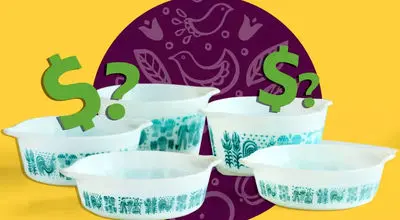 ظروف پیرکس مادربزرگتان را دور نریزید؛ ممکن است هزاران دلار ارزش داشته باشند