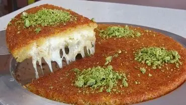 طرز تهیه کنافه عربی+فیلم