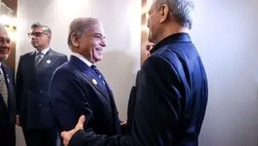 پزشکیان با نخست وزیر پاکستان دیدار و گفت و گو کرد