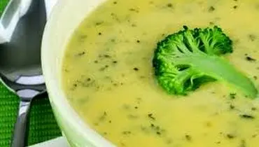 طرز تهیه سوپ کلم بروکلی رستورانی

