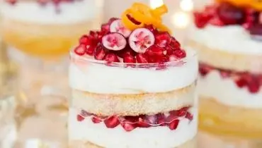 ترایفل انار؛ دسر شیک چهارلایه مخصوص شب یلدا

