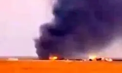 لحظاتی شوکه کننده از سقوط و آتش سوزی F35 آمریکایی+ فیلم