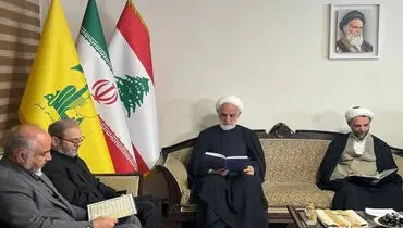 
حضور رئیس قوه قضائیه در دفتر حزب الله لبنان
