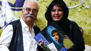بغض فرزانه کابلی در مراسم افتتاحیه جشنواره فجر کرمان به یاد همسرش هادی مرزبان