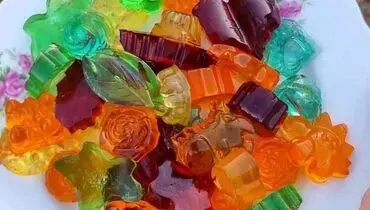 با پودر ژله پاستیل خانگی درست کنید