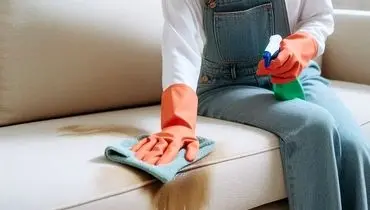ترفندهایی ساده برای تمیز نگه‌داشتن مبل‌های پارچه‌ای در خانه
