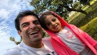 منوچهر هادی در یک قاب متفاوت: از سینما تا لحظات پیتزایی با دخترش