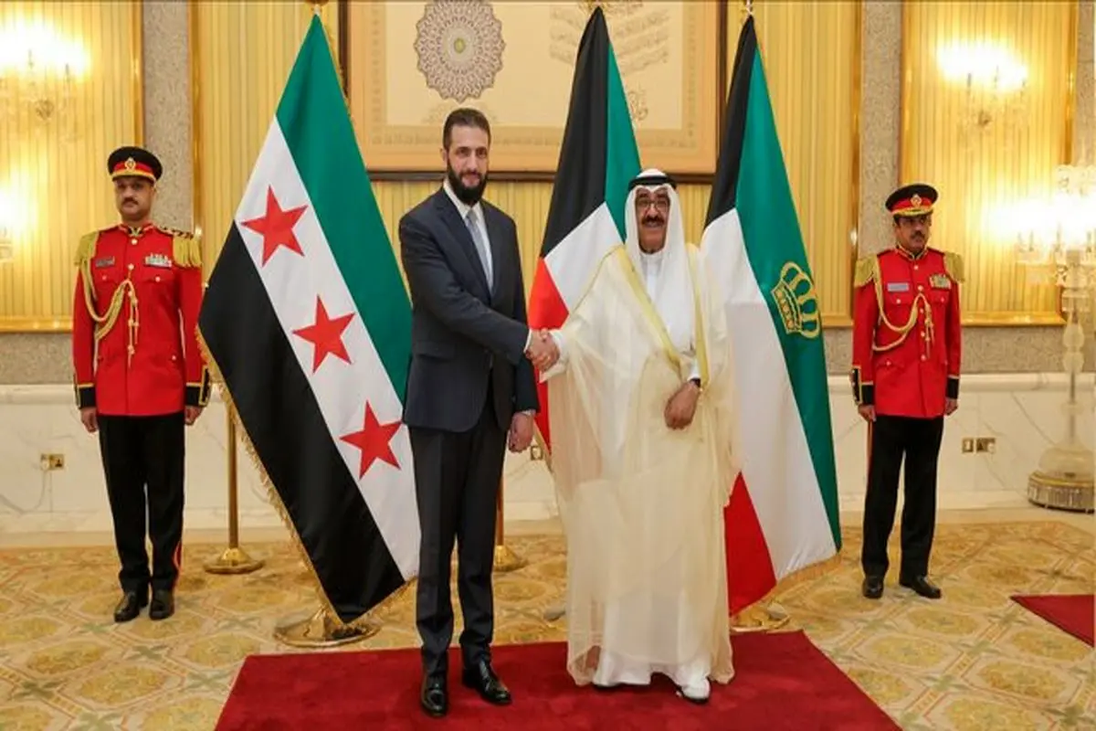 دیدار الجولانی با امیر کویت