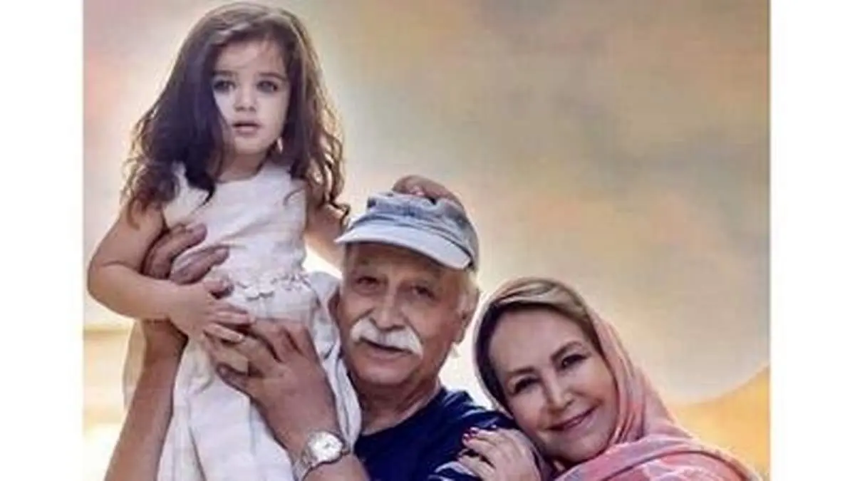 عکس پربازدید از نوه زیبای محمود پاک نیت