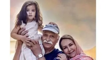 عکس پربازدید از نوه زیبای محمود پاک نیت