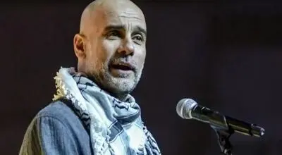 گواردیولا دوباره پشت مردم فلسطین درآمد