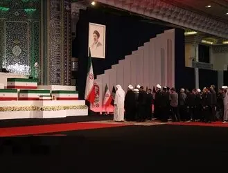 تصاویر اختصاصی از ادای احترام هیات‌های بین‌المللی به پیکر رهبر شهید انقلاب ایران | از روسیه و چین تا سوریه و هند